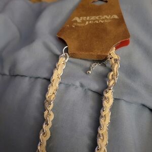 Tan and Silver Women's Necklace